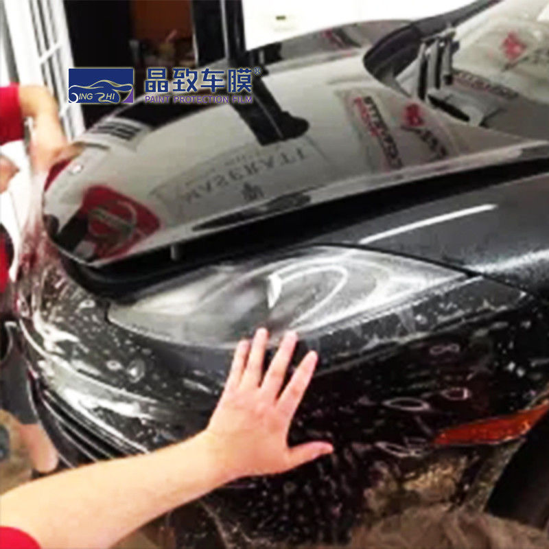 Быстрая доставка 3-х слойная автомобильная пленка PPF прозрачная глянцевая защитная пленка ppf 1,52x15 м самовосстанавливающаяся пленка для краски TPH TPU для